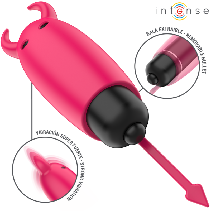 INTENSE – SCARLET VIBRATING BULLET RED DEMON 9.3 X 2.4 CM Bullet Vibrators | SEX Shop Ireland 7