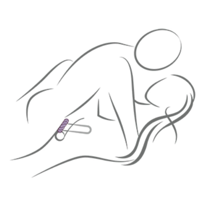 ROCKS-OFF – TWIST BLACK SILICONE MASTURBATOR RING Cock Rings | SEX Shop Ireland 9