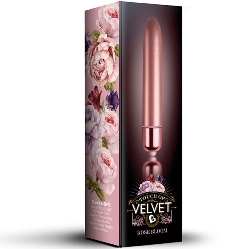 ROCKS-OFF – VIBRATING BULLET TOUCH OF VELVET ROSE BLOOM 10 SPEEDS Bullet Vibrators | SEX Shop Ireland 4