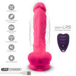 SILEXD – REALISTIC PENIS MODEL 18 PINK VIBRATION + REMOTE CONTROL LRS Dildos | SEX Shop Ireland 11