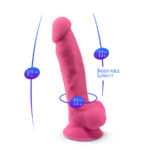 SILEXD – REALISTIC PENIS MODEL 7 PINK GLOW IN THE DARK Dildos | SEX Shop Ireland 15