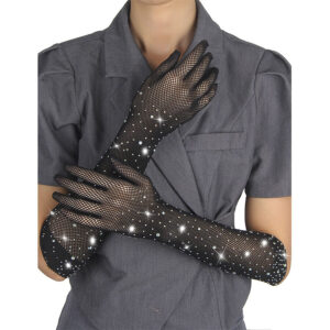 SUBBLIME – 957469SHINE TRANSPARENT GLOVES BLACK S/M Fashion & Lingerie | SEX Shop Ireland 3