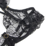 SUBBLIME – 957483 LACE BRA AND GARTER SET BLACK S/M Bras - Sexy Lingerie | SEX Shop Ireland 18