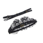 SUBBLIME – 957490 LACE BRA AND GARTER SET  BLACK L/XL Bras - Sexy Lingerie | SEX Shop Ireland 20