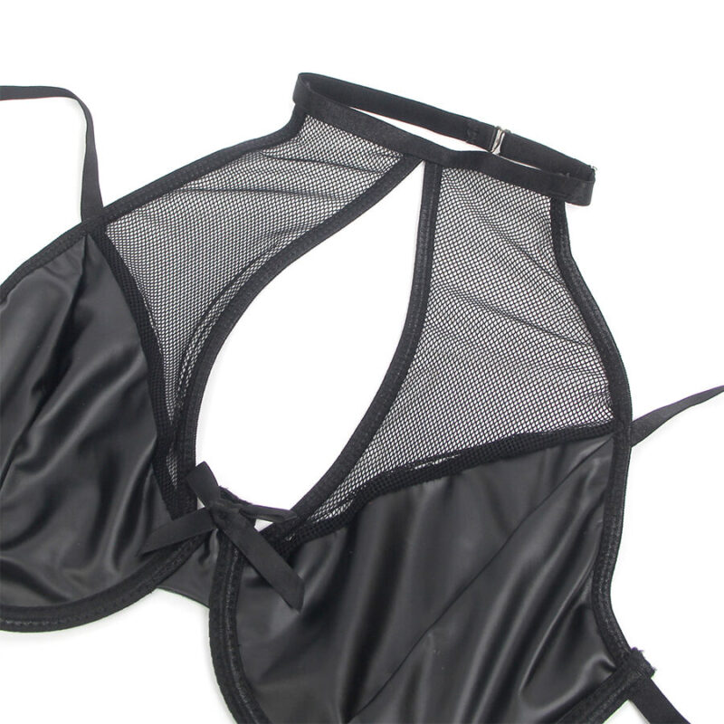 SUBBLIME – 957582 LEATHER BRA AND SKIRT SET BLACK S/M Fashion & Lingerie | SEX Shop Ireland 8