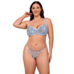 SUBBLIME – 957636 FLOWER EMBROIDERED BRA AND PANTIES SET SKY BLUE L/XL Fashion & Lingerie | SEX Shop Ireland 16