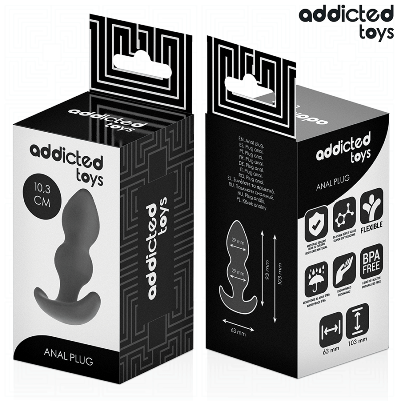 ADDICTED TOYS – ANAL PLUG SILICONE SIZE S 10.3 CM Butt Plugs | SEX Shop Ireland 10