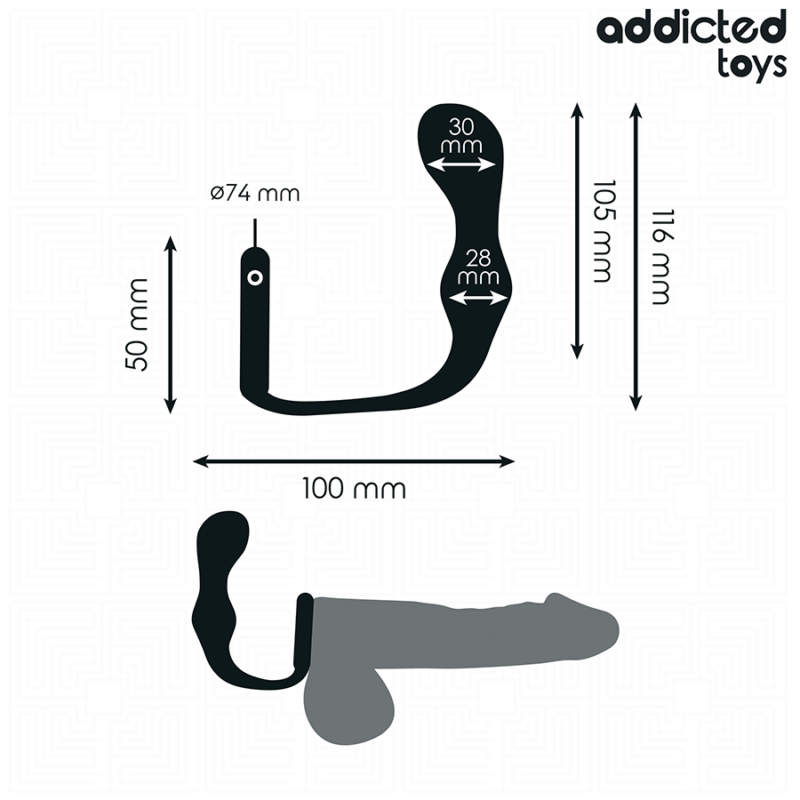 ADDICTED TOYS – ANAL PLUG WITH RING SILICONE MODEL 3 Butt Plugs | SEX Shop Ireland 7