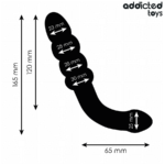 ADDICTED TOYS – DOUBLE ANAL MASSAGER SILICONE 16.5 CM Anal Sex Toys | SEX Shop Ireland 13