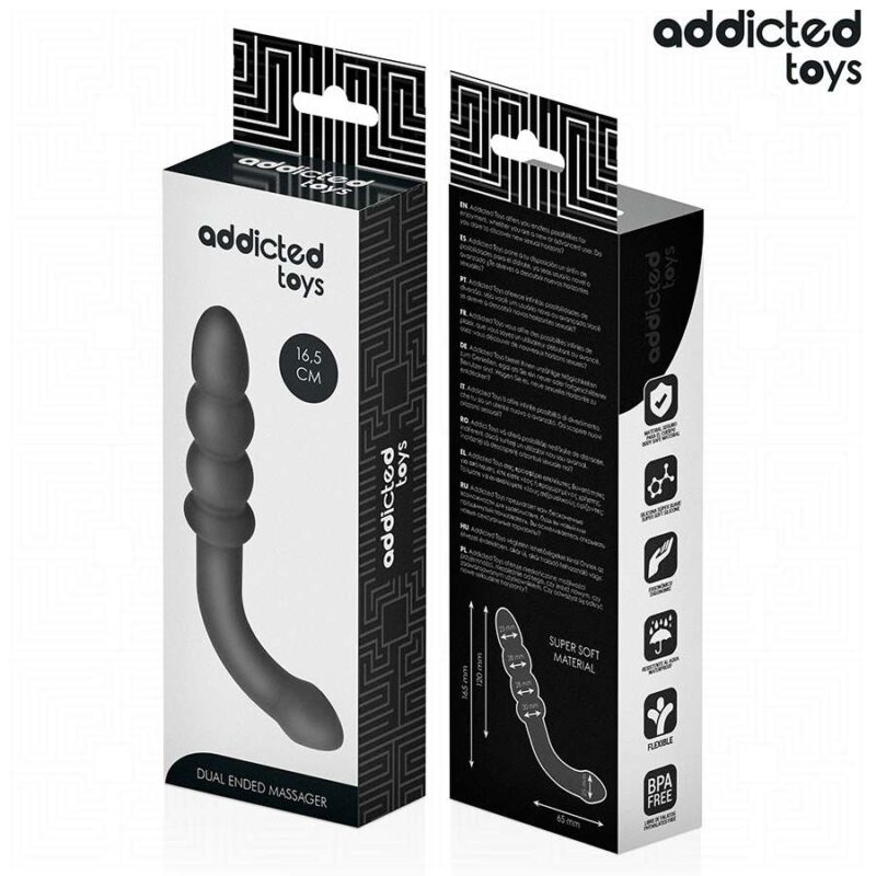 ADDICTED TOYS – DOUBLE ANAL MASSAGER SILICONE 16.5 CM Anal Sex Toys | SEX Shop Ireland 9