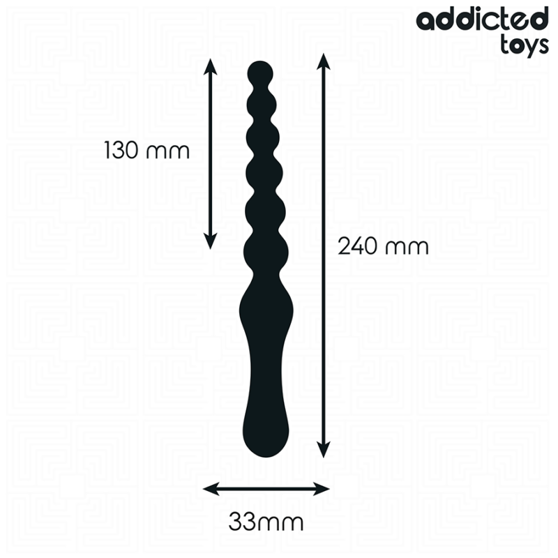 ADDICTED TOYS – DOUBLE ANAL MASSAGER SILICONE 24 CM Anal Sex Toys | SEX Shop Ireland 7