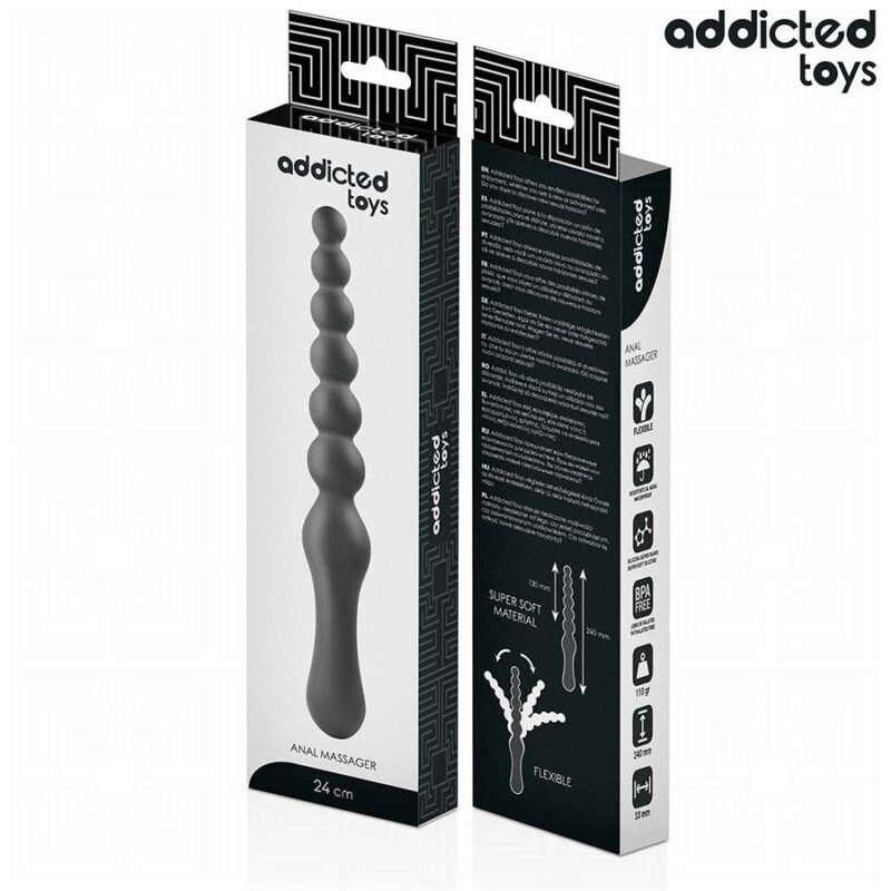 ADDICTED TOYS – DOUBLE ANAL MASSAGER SILICONE 24 CM Anal Sex Toys | SEX Shop Ireland 9