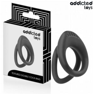 ADDICTED TOYS – DOUBLE TEXTURED PENIS RING Cock Rings | SEX Shop Ireland