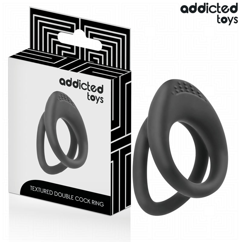 ADDICTED TOYS – DOUBLE TEXTURED PENIS RING Cock Rings | SEX Shop Ireland 4