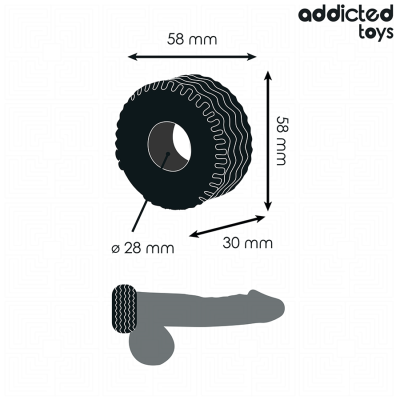 ADDICTED TOYS – EXTRA THICK COCK RING Cock Rings | SEX Shop Ireland 7