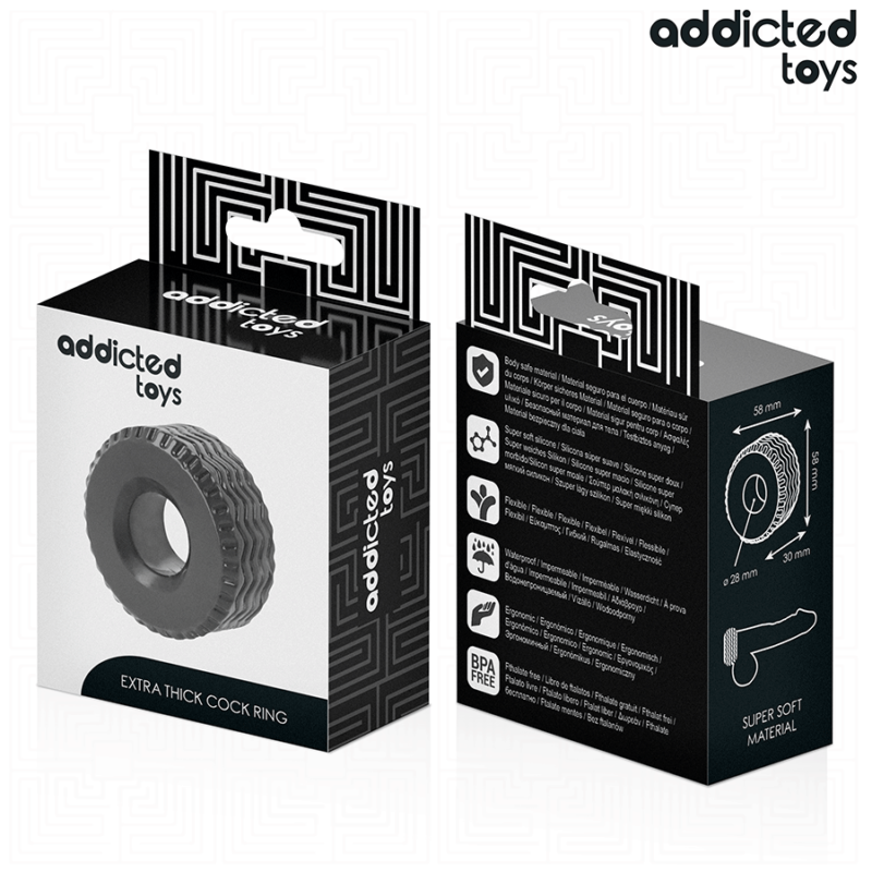 ADDICTED TOYS – EXTRA THICK COCK RING Cock Rings | SEX Shop Ireland 10