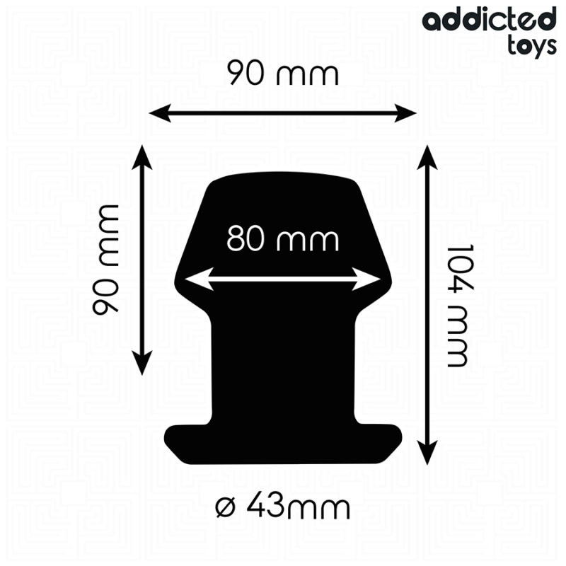ADDICTED TOYS – EXTREME HOLLOW ANAL PLUG SILICONE SIZE L 10.4 CM Butt Plugs | SEX Shop Ireland 7