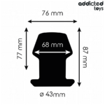 ADDICTED TOYS – EXTREME HOLLOW ANAL PLUG SILICONE SIZE M 8.7 CM Butt Plugs | SEX Shop Ireland 14