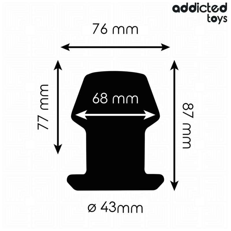 ADDICTED TOYS – EXTREME HOLLOW ANAL PLUG SILICONE SIZE M 8.7 CM Butt Plugs | SEX Shop Ireland 7