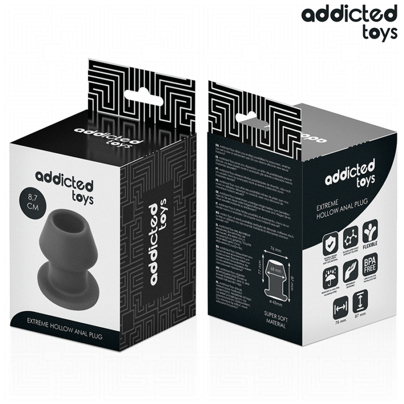 ADDICTED TOYS – EXTREME HOLLOW ANAL PLUG SILICONE SIZE M 8.7 CM Butt Plugs | SEX Shop Ireland 10