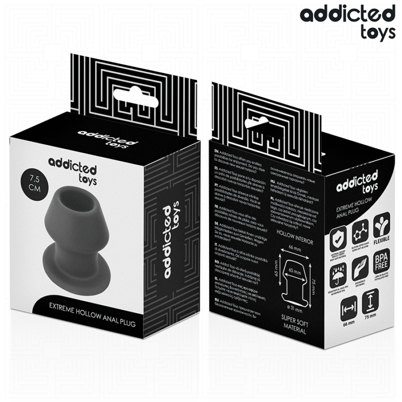 ADDICTED TOYS – EXTREME HOLLOW ANAL PLUG SILICONE SIZE S 7.5 CM Butt Plugs | SEX Shop Ireland 10