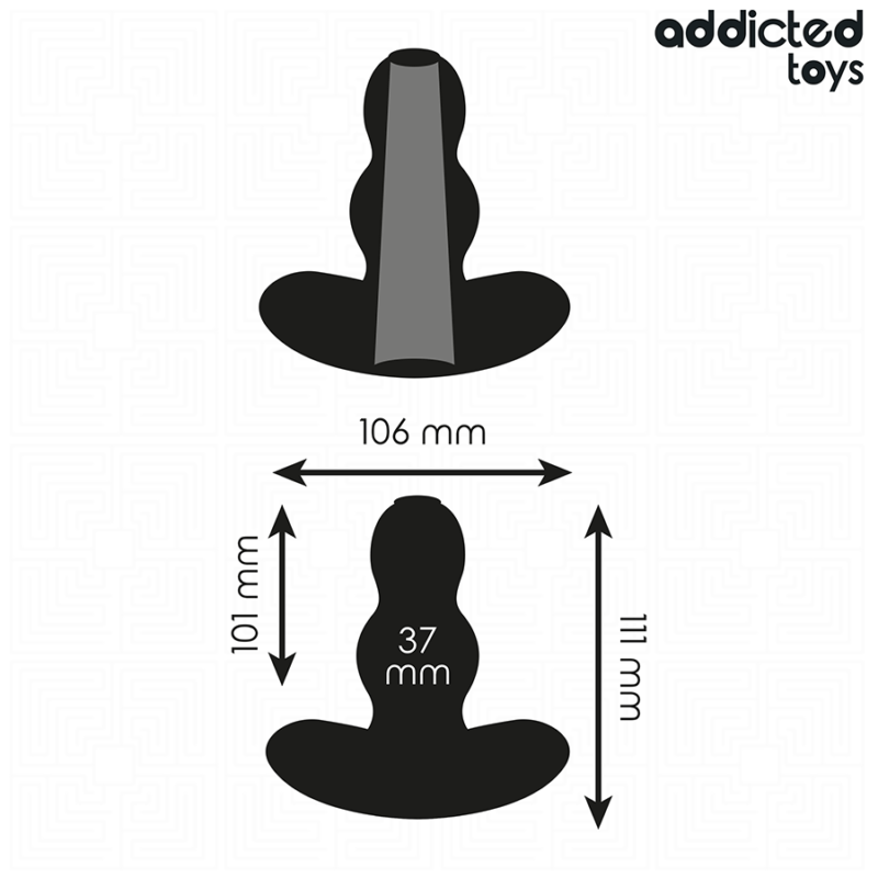 ADDICTED TOYS – HOLLOW ANAL PLUG SILICONE SIZE L 11.1 CM Butt Plugs | SEX Shop Ireland 7