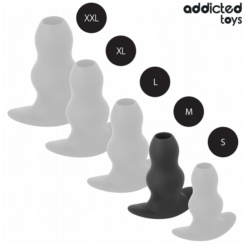 ADDICTED TOYS – HOLLOW ANAL PLUG SILICONE SIZE M 9.6 CM Butt Plugs | SEX Shop Ireland 8