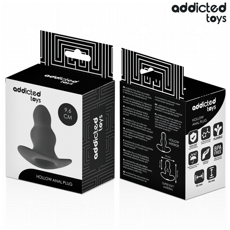 ADDICTED TOYS – HOLLOW ANAL PLUG SILICONE SIZE M 9.6 CM Butt Plugs | SEX Shop Ireland 10