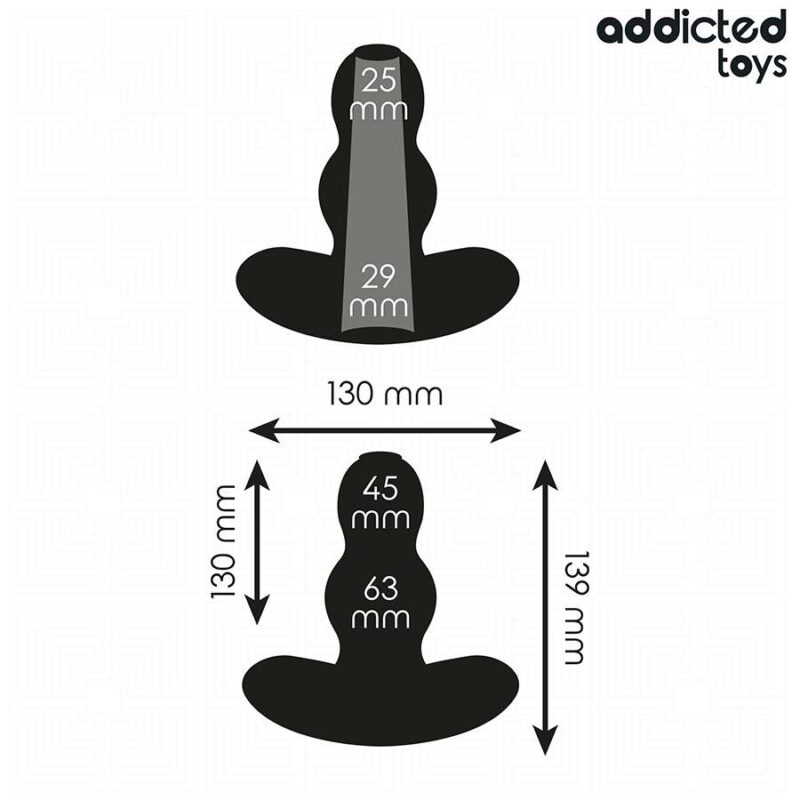 ADDICTED TOYS – HOLLOW ANAL PLUG SILICONE SIZE XL 13.9 CM Butt Plugs | SEX Shop Ireland 7