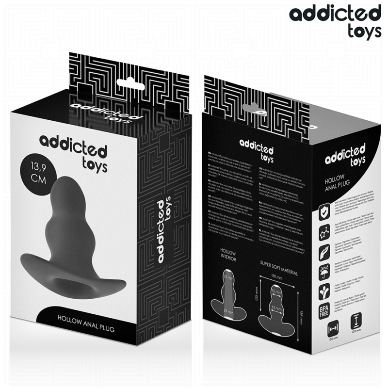ADDICTED TOYS – HOLLOW ANAL PLUG SILICONE SIZE XL 13.9 CM Butt Plugs | SEX Shop Ireland 10