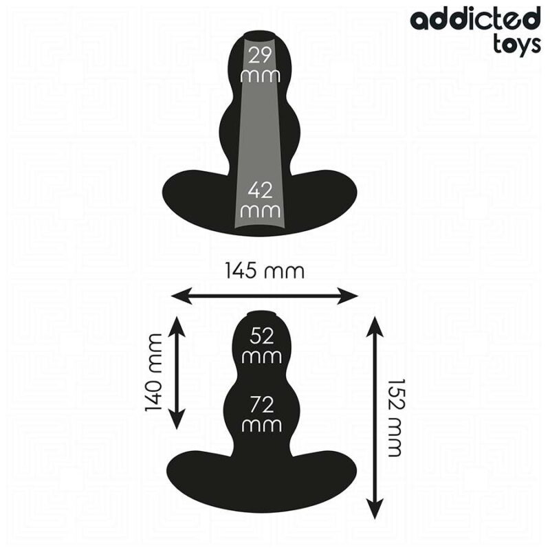 ADDICTED TOYS – HOLLOW ANAL PLUG SILICONE SIZE XXL 15.2 CM Butt Plugs | SEX Shop Ireland 7