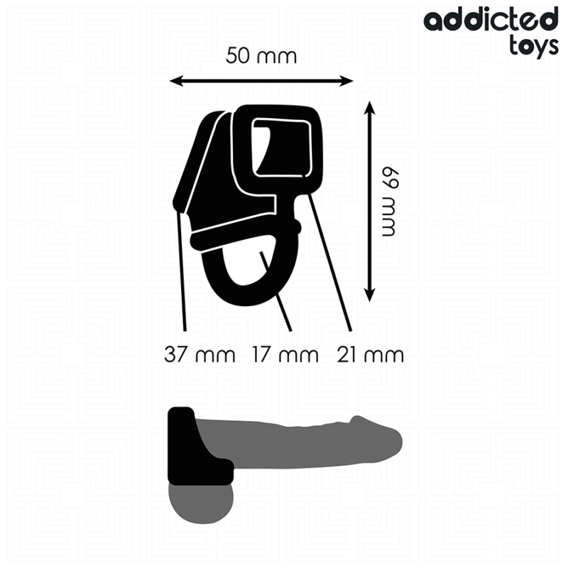 ADDICTED TOYS – PENIS CAGE RING BDSM Cages & Chastity Rings | SEX Shop Ireland 7