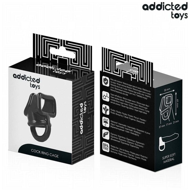 ADDICTED TOYS – PENIS CAGE RING BDSM Cages & Chastity Rings | SEX Shop Ireland 10