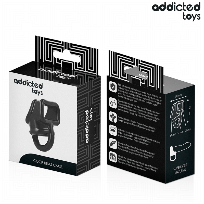 ADDICTED TOYS – PENIS CAGE RING BDSM Cages & Chastity Rings | SEX Shop Ireland 10