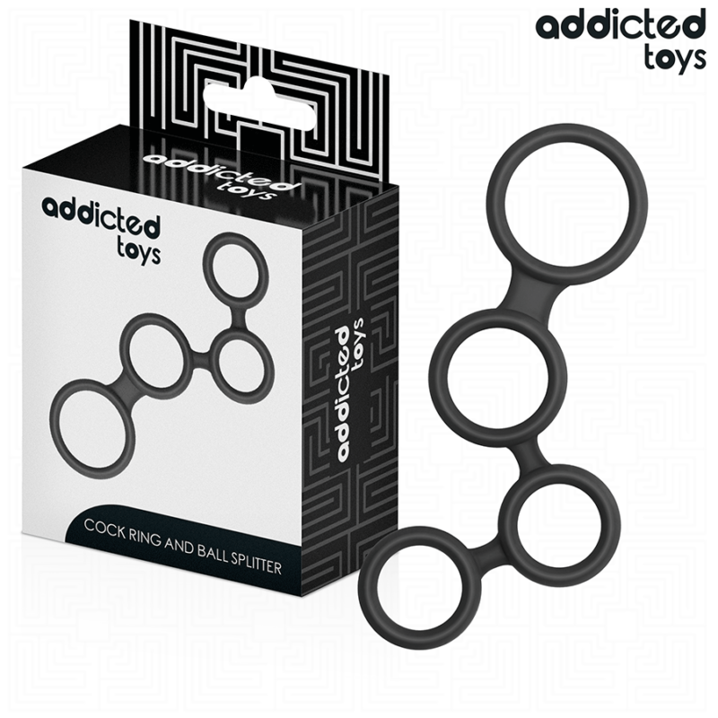 ADDICTED TOYS – PENIS RING WITH DIVIDERS FOR TESTICLES Cock Rings | SEX Shop Ireland 4