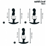 ADDICTED TOYS – SET OF 3 ANAL PLUG SILICONE MODEL 1 Butt Plugs | SEX Shop Ireland 14