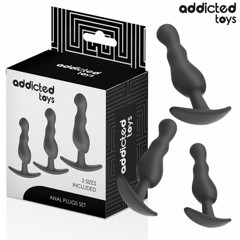ADDICTED TOYS – SET OF 3 ANAL PLUG SILICONE MODEL 1 Butt Plugs | SEX Shop Ireland 4