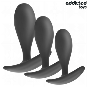 ADDICTED TOYS – SET OF 3 ANAL PLUG SILICONE MODEL 2 Butt Plugs | SEX Shop Ireland 3