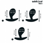 ADDICTED TOYS – SET OF 3 ANAL PLUG SILICONE MODEL 3 Butt Plugs | SEX Shop Ireland 14