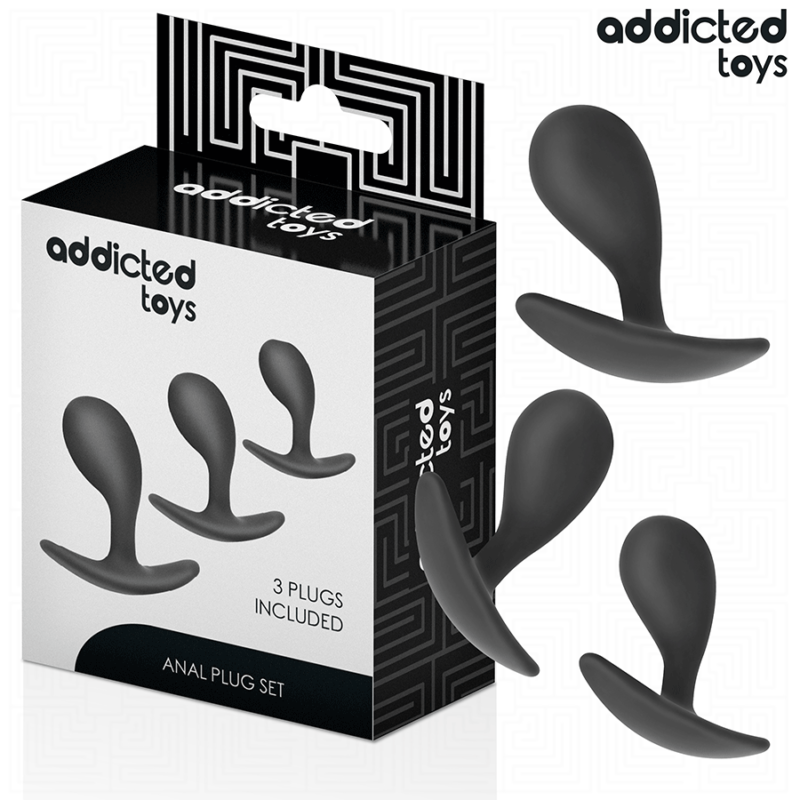 ADDICTED TOYS – SET OF 3 ANAL PLUG SILICONE MODEL 3 Butt Plugs | SEX Shop Ireland 4