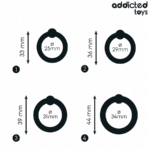 ADDICTED TOYS – SET OF PRESSURE SILICONE RINGS Cock Rings | SEX Shop Ireland 13