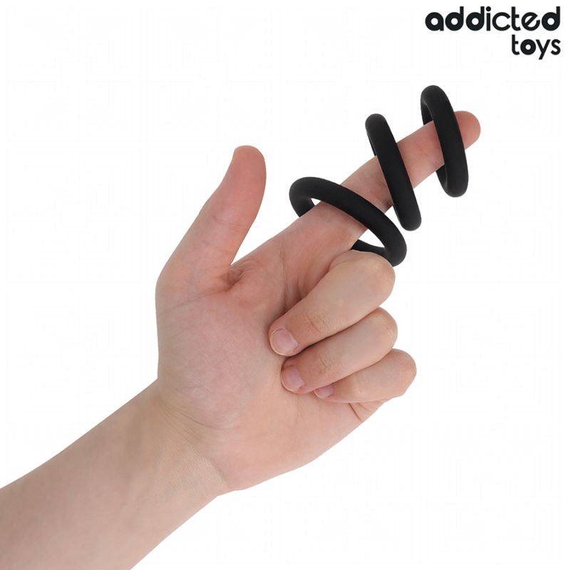ADDICTED TOYS – SET OF SILICONE RINGS MODEL 1 Cock Rings | SEX Shop Ireland 5