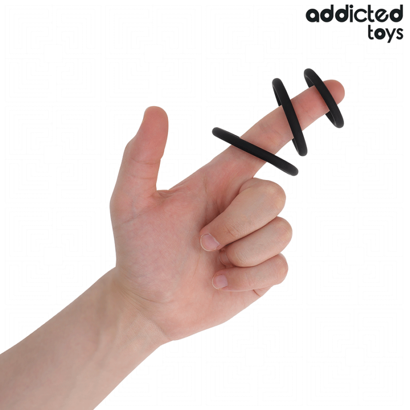ADDICTED TOYS – SET OF SILICONE RINGS MODEL 2 Cock Rings | SEX Shop Ireland 5