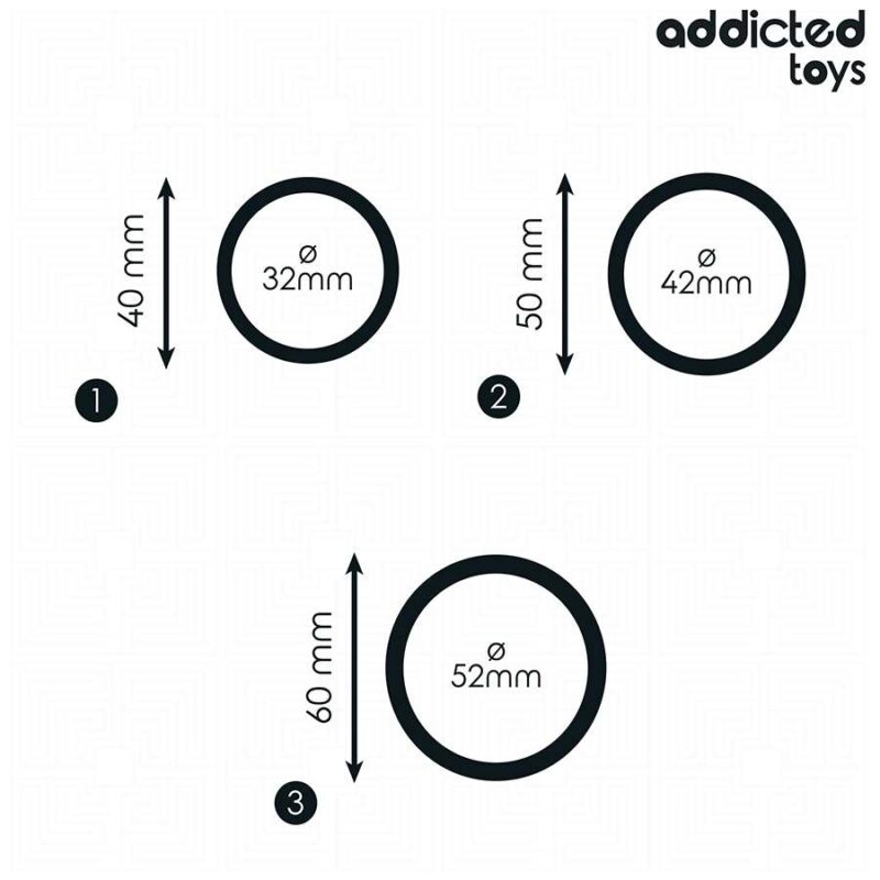 ADDICTED TOYS – SET OF SILICONE RINGS MODEL 2 Cock Rings | SEX Shop Ireland 7