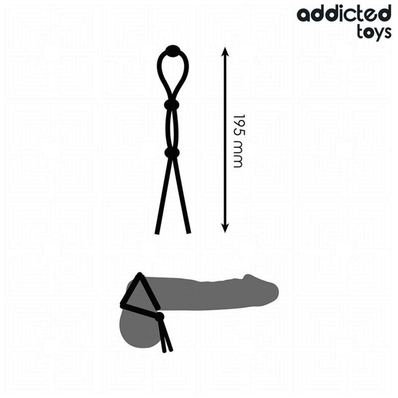 ADDICTED TOYS – SILICONE ROPE FOR THE TRIPLE LOOP PENIS Cock Rings | SEX Shop Ireland 7