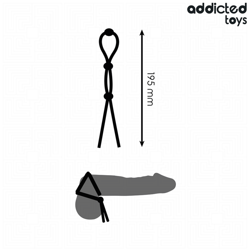 ADDICTED TOYS – SILICONE ROPE FOR THE TRIPLE LOOP PENIS Cock Rings | SEX Shop Ireland 7