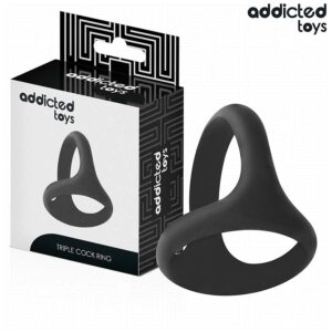 ADDICTED TOYS – THICK TRIPLE PENIS RING Cock Rings | SEX Shop Ireland