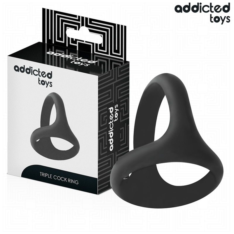ADDICTED TOYS – THICK TRIPLE PENIS RING Cock Rings | SEX Shop Ireland 4
