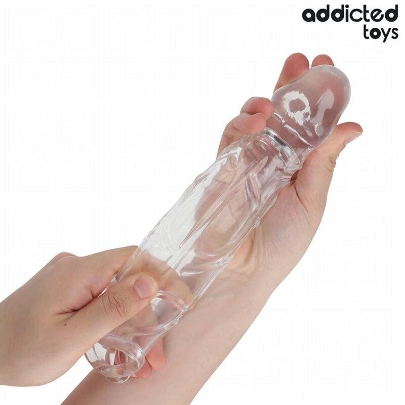 ADDICTED TOYS – TRANSPARENT PENIS EXTENSON 27 CM Penis Extenders & Sleeves | SEXstore.ie 9