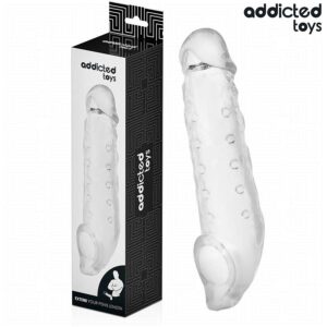 ADDICTED TOYS – TRANSPARENT PENIS EXTENSON SIZE S 23 CM Penis Extenders & Sleeves | SEXstore.ie